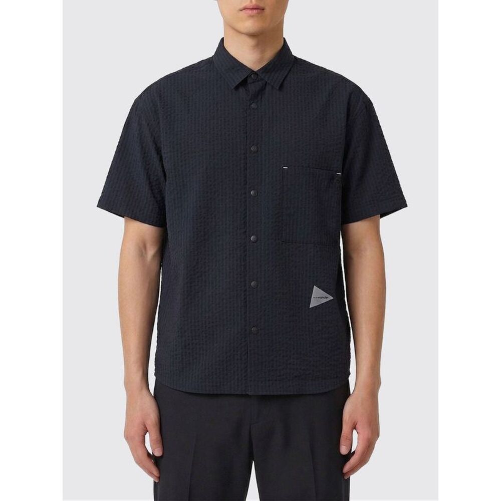 And Wander Shirt Men Blue
